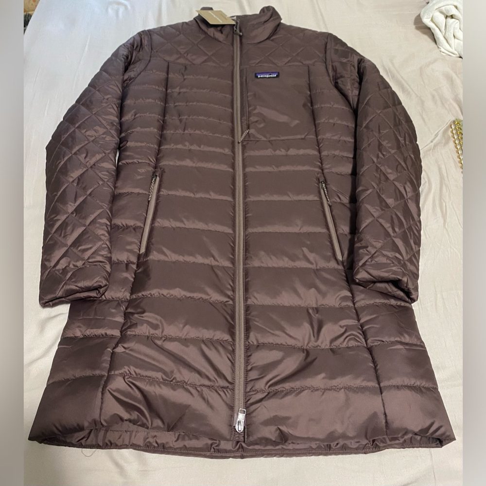 NWT S Patagonia Dusk Brown Wโs Radalie Parka - Picture 1 of 3